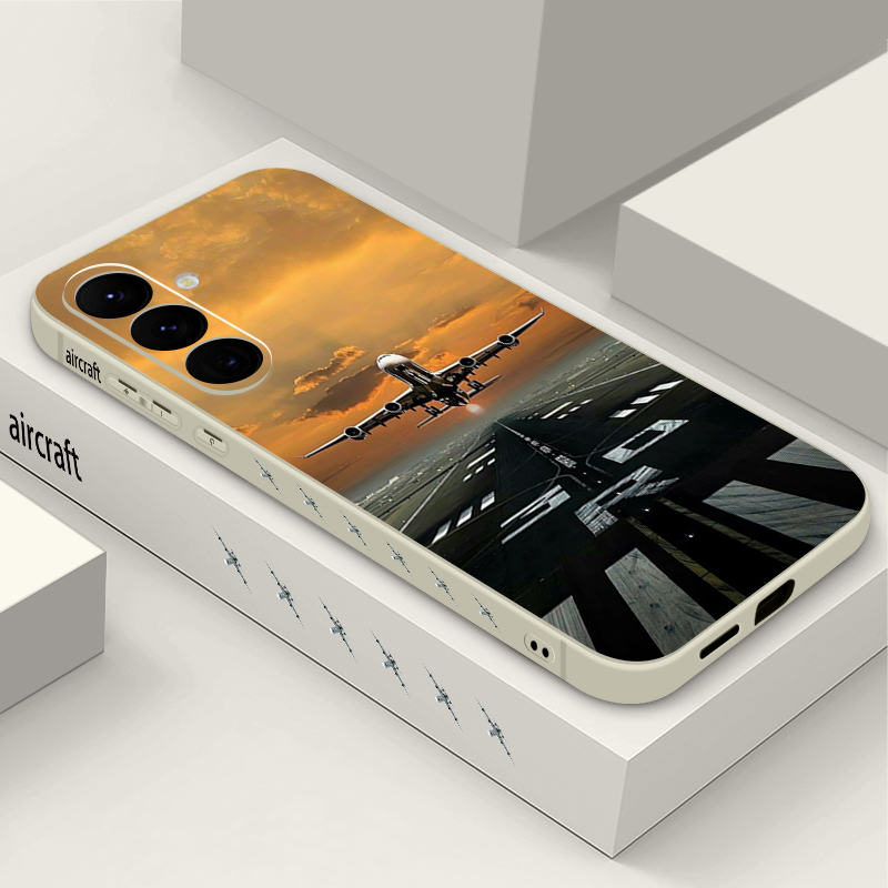 Samsung Galaxy A55 - Чехол для телефона с принтом самолета